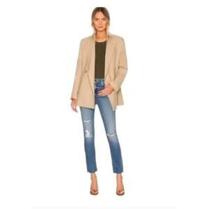 Mother The Mid Rise Dazzler Ankle Fray Size 29 Weekend Warrior Wash